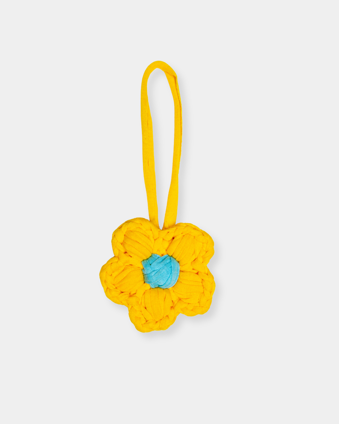 Blue / Yellow Flower charm