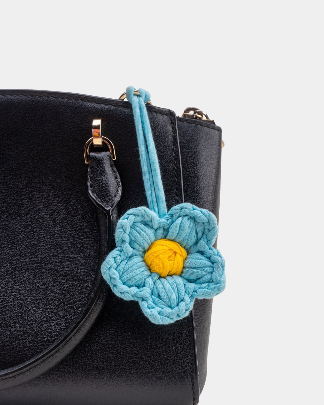 Blue / Yellow Flower charm