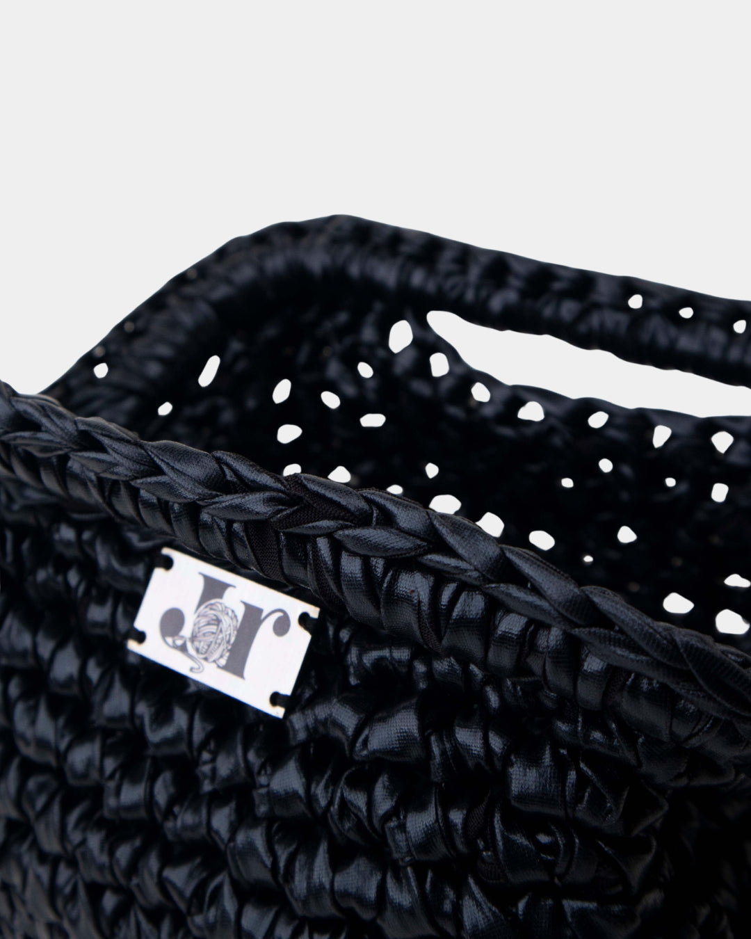 Metallic black with handle