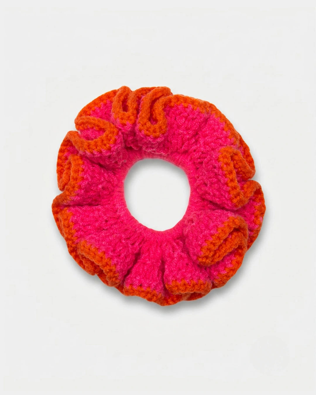 Orange / Pink scrunchie
