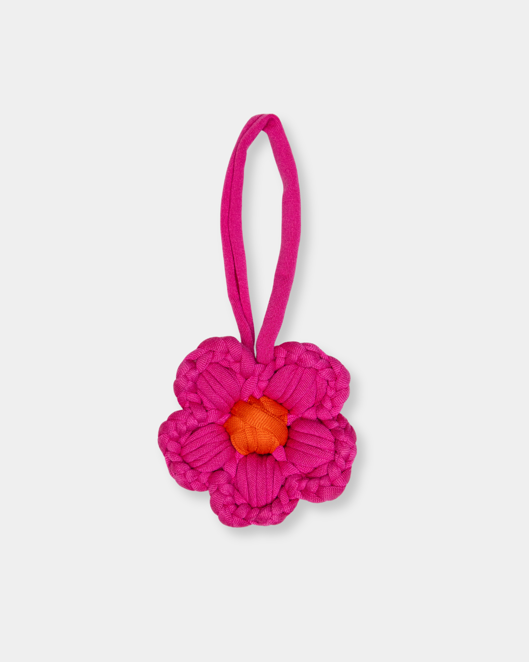 Pink / orange flower charm
